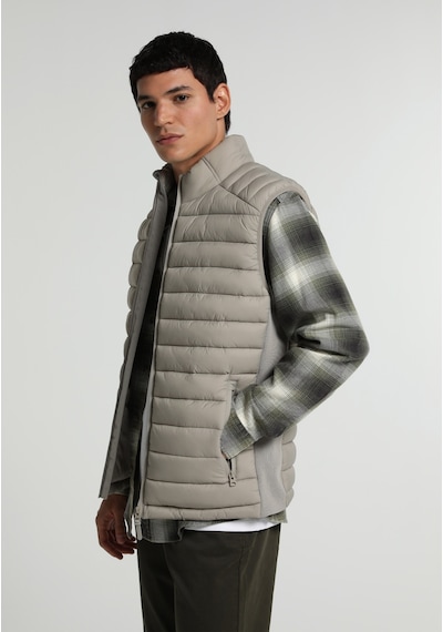 Colin's Colins Slim Fit Dik Yaka Fermuarlı Astarlı Erkek Bej Yelek Cl1082936 Q1.v1 Lbg Light Beige