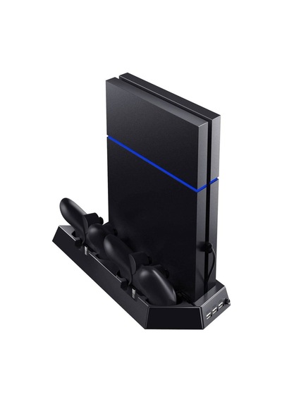 Ps4 Fat-ps4 Slim-ps4 Pro Joystick Kol Şarjlı Multifonksiyonel Fanlı Dikey Stand