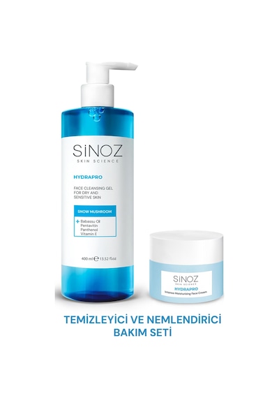 Sinoz Hydrapro Temizleyici Ve Nemlendirici 2 Li Bakım Seti