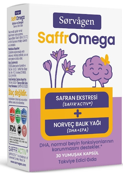 Sorvagen Saffromega Safran Ve Omega3 -30 Yumuşak Kapsül