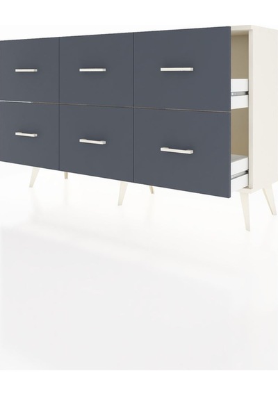 Arges Konsol 6 Çekmeceli 132x30x83 Aytaşı-aytaşı/antrasit Aytaşı/antrasit Arges Konsol 6 Çekmeceli 132x30x83 Aytaşı-aytaşı/antrasit Aytaşı/antrasit
