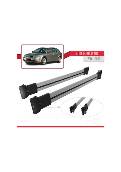 Audi A4 (B6) Avant 2001-2007 Arası Fly Model Ara Atkı Tavan Barı