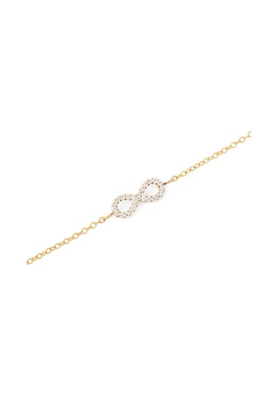 Mirelle Infinity Bracelet Gold Gold