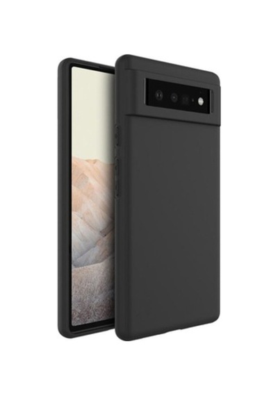Microcase Google Pixel 6 Pro Matte Serisi Silikon Kilif - Siyah 537769942