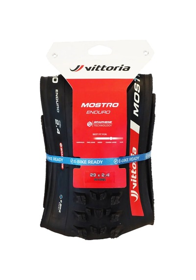 Vittoria Mostro Enduro 29x2.40 Tlr 4c Graphene 2.0 Katlanır Dış Lastik Blk/blk 11a00566 Siyah