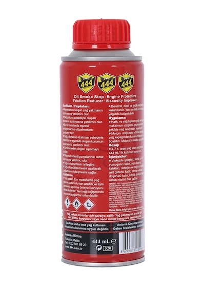 Yağ ve Duman Kesici Motor Koruyucu Yağ Katkısı 444 ML