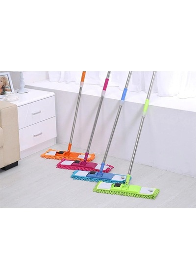 Paspas Yedeği Mikrofiber Makarna Mop Paspas Yedeği 50 Cm Çok Renkli