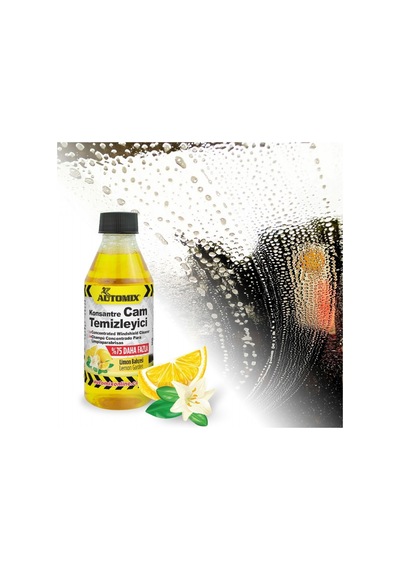 Konsantre Cam Temizleme Suyu 100 Ml Limon Bahçesi Leke Bırakmayan Formül