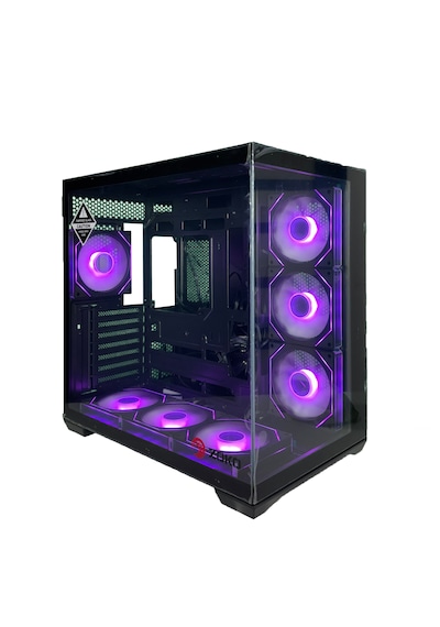 Zoko Emperor Siyah 7x12cm Argb Fanlı Atx Gaming Akvaryum Kasa