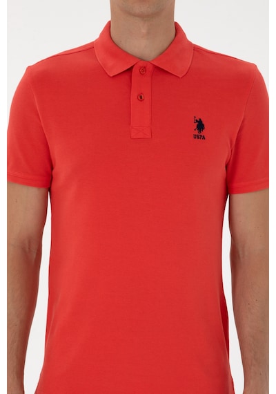 U.S. Polo Assn. Erkek Kırmızı Basic Tişört 50298041-VR213
