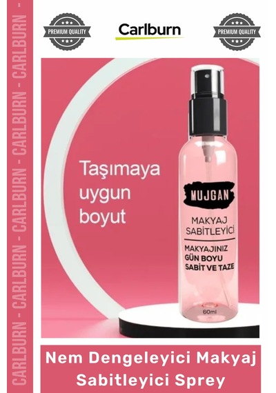 Makyajsabitleyici Gün Boyu Kalıcı Taze Görünüm Nem Dengeleyici Pürüzsüz Makyaj Sabitleyici Sprey Çok Renkli