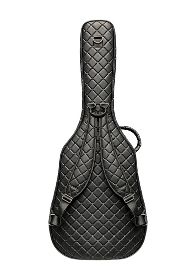Siyah Profesyonel Gigbag Klasik Gitar Kılıfı-çantası-kapitoneli Suni Deri