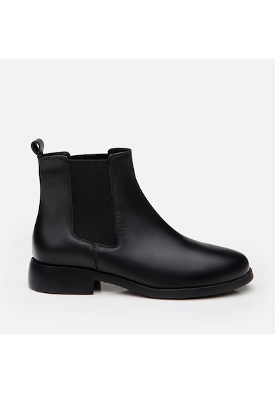 Yaya Hakiki Deri Siyah Yaya Kadın Düz Bot 01boy297290a100 Siyah-black Siyah