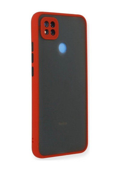 Xiaomi Redmi 9c Kılıf Montreal Silikon Kapak - Kırmızı -