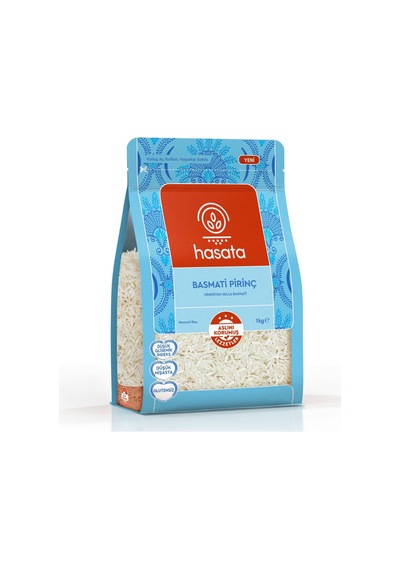 Hasata Basmati Pirinç 1 Kg - 6 Adet Tarı