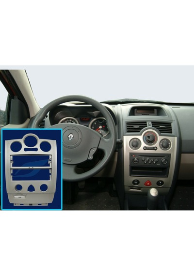 Megane 2 Teyp Çerçevesi Bej Renk Renault Analog Klima - 8200491106 - 8200178435 - 8200491109 - 8200178630