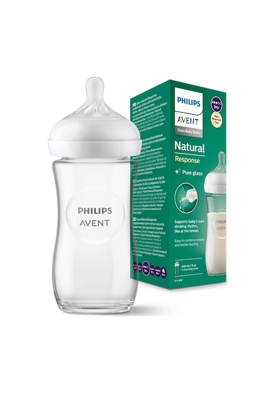 Philips Avent Natural Response Cam Biberon 1 Ay+ 240 Ml, Tepkili Biberon Emziği Scy933/01-9058820633732