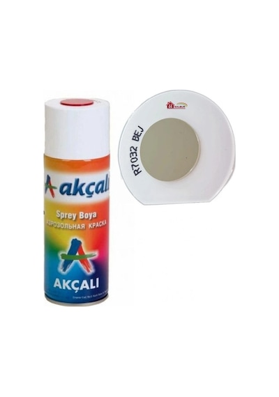Akçalı Sprey Boya 400 Ml 7032 Bej Çok Renkli