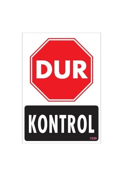 Pvc Levha Quot Dur Kontrolquot 25 35 Cm