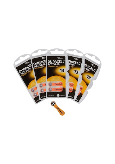Duracell 13 Numara İşitme Cihazı Pili 5 Paket 30 Adet