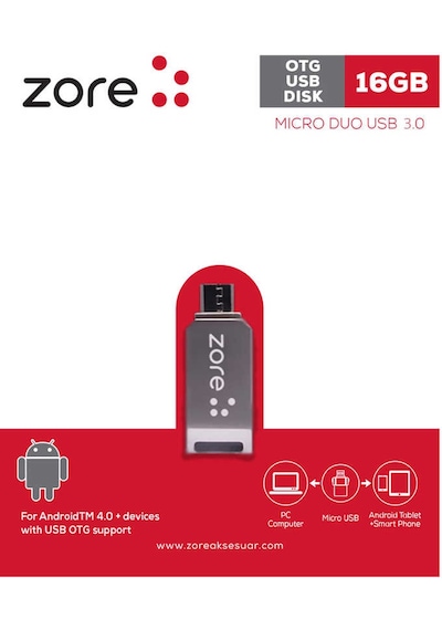 Zore 3.0 Micro Metal Otg 16 Gb