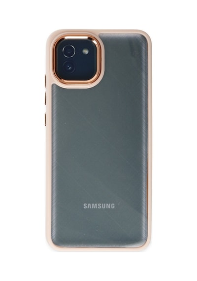 Samsung Galaxy A03 Uyumlu Kılıf Dora Kapak - Pudra
