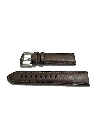 Fado & Her Saate Uyumlu Hakiki Deri Saat Kordonu Düz Kahverengi 22 Mm 465 Kahverengi