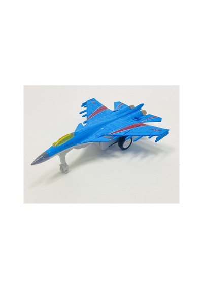Metal Savaş Uçağı Mavi Işıklı Sesli F16 Model