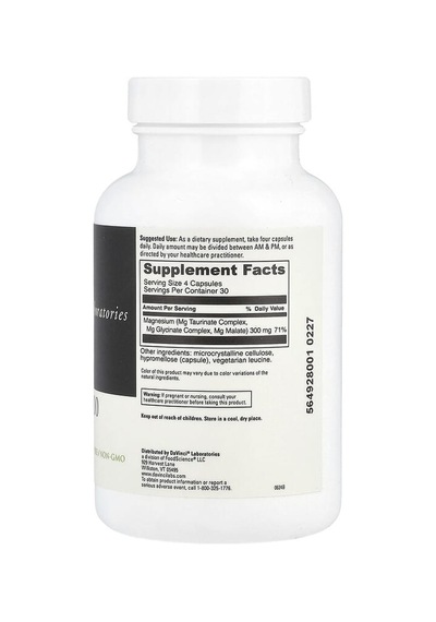 Davinci Laboratories, Tri-mag 300, 120 Capsules 75 Mg Per Capsule