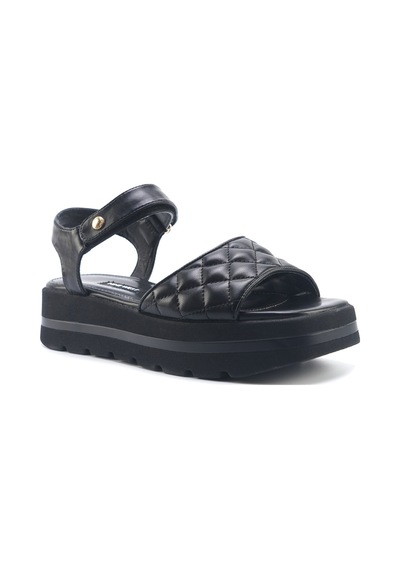 Nine West Orkessa 5fx Siyah Kadın Düz Sandalet 000000000101944959 Siyah