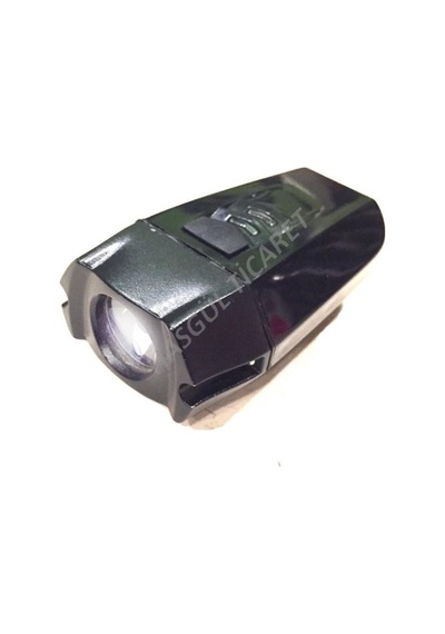 Hsgl Bisiklet Usb Şarj Edilebilir 400 Lümen Ön Far Jy-7027 Beyaz-Sarı