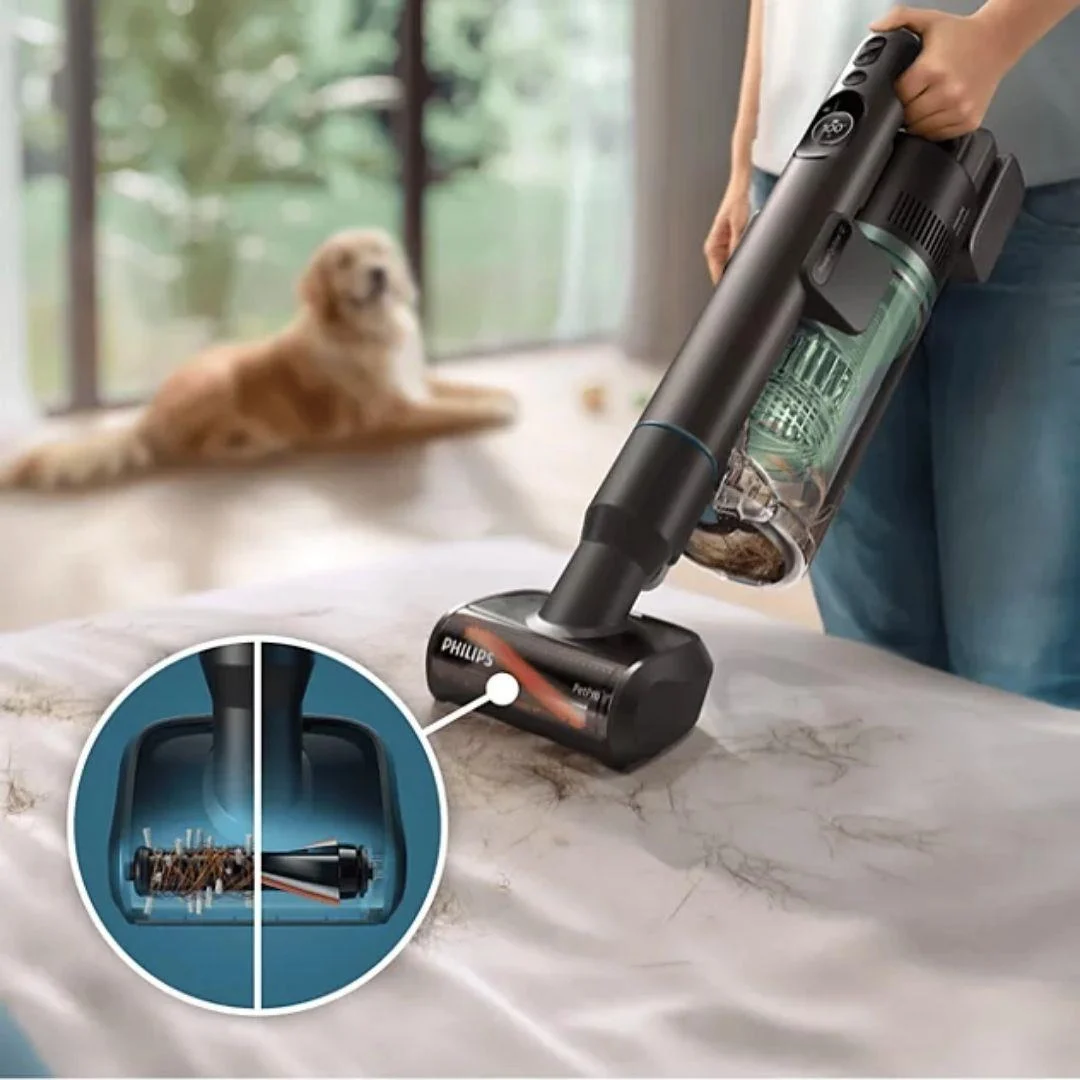 Philips 8000 Serisi Aqua XC8154/10 Silme Özellikli Kablosuz Şarjlı Dik Süpürge