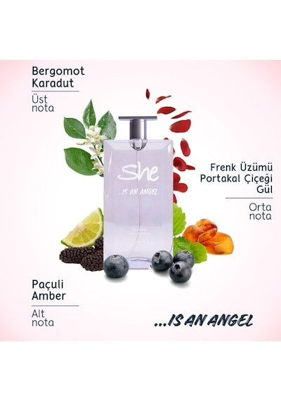 She Angel Kadın Parfüm EDT 50 ML
