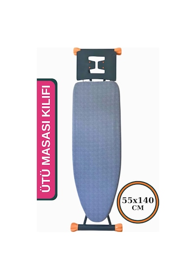 Asev Home Ütü Masası Kılıfı Keçeli İpli Stoperli Büyük Boy 55x140 Cm Astor Diğer