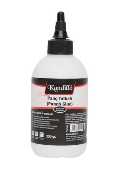 Kandillo Panç Tutkalı Şeffaf Punch Tutkal Yapıştırıcı 250G