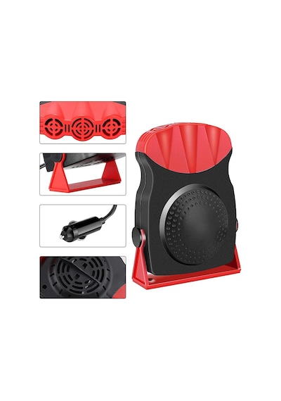 Powermaster Pm-14854 Araç İçi Çakmaklık Girişli Isıtıcı - Cam Buğu Çözücü - Oto Fan Isıtıcı