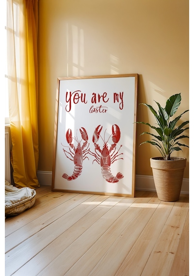 Modern Mutfak Estetiği Ahşap Çerçeveli Poster Tablo 63
