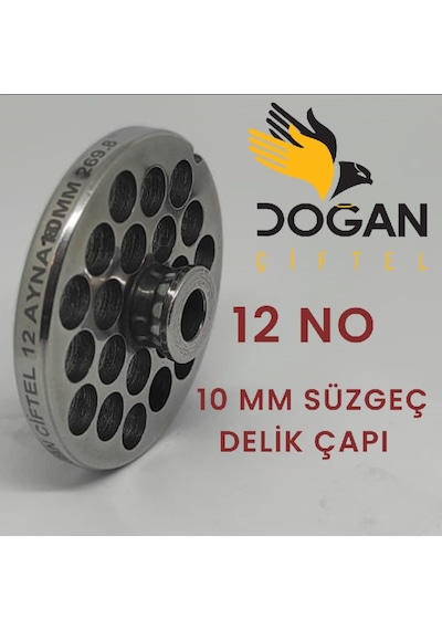 Doğan Çiftel Kıyma Makinesi Aynası No: 12 / 10 Mm
