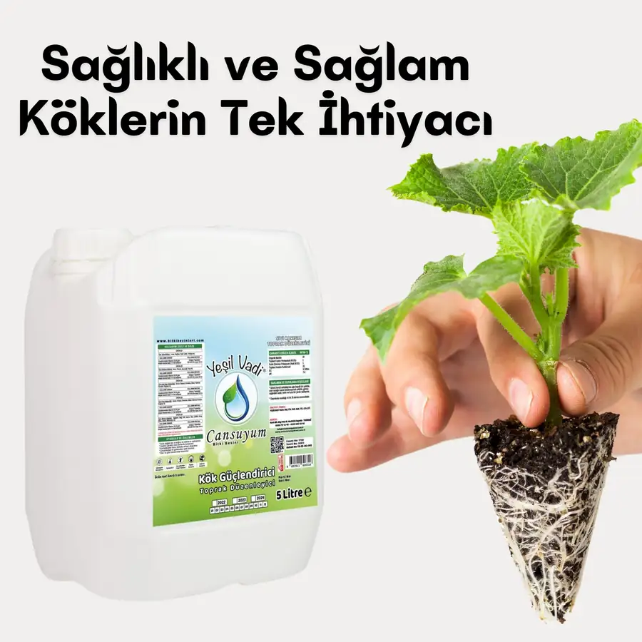 Kök Güçlendirici, Kök Yapıcı, Kök Destekleyici, Tüm Bitkilere Uygun 5 Litre 5000 ML