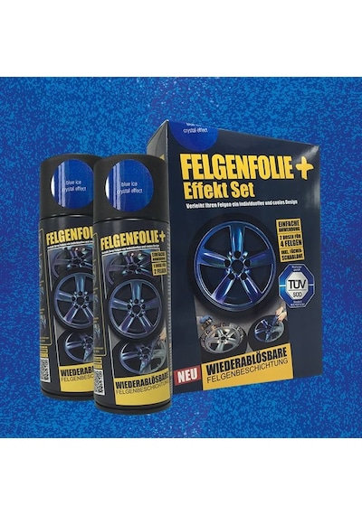 Jant Folyo - Efekt Set - Blue Ice Crystal Effect