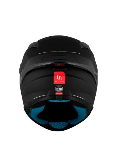 Mt Helmets Targo S Pure A1 Kapalı Kask Siyah