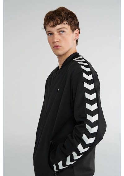 Hummel Archive Zip Jacket 922359-2001 Siyah Erkek Fermuarlı Sweatshirt Siyah