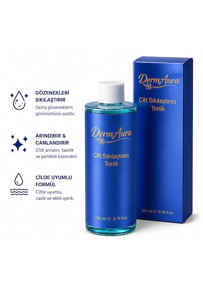 Dermaura Niacinamide & Hyaluronik Asit İçerikli Sıkılaştırıcı Tonik 200 ML