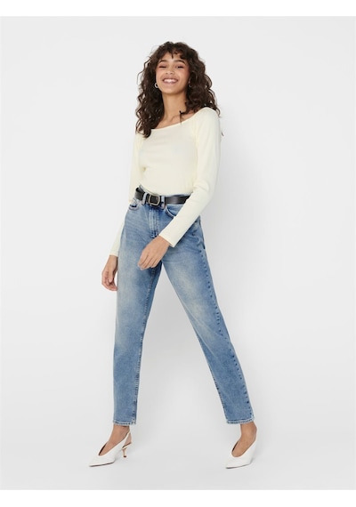 Only Onlveneda Mom Jeans Dnm Rea7452 Noos Kadın Mavi Jean - 15193864