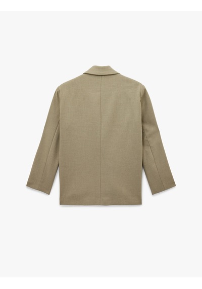 Koton Uzun Kollu Viskon Karışımlı Düğmeli Cepli Kruvaze Yaka Blazer Ceket Vizon 6sak50052uw Vizon Koton Uzun Kollu Viskon Karışımlı Düğmeli Cepli Kruvaze Yaka Blazer Ceket Vizon 6sak50052uw Vizon