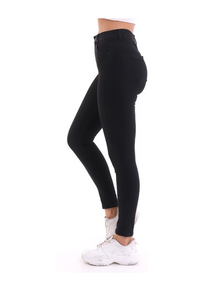 Winmoda34 Siyah Kot Pantolon Likralı Jeans siyah