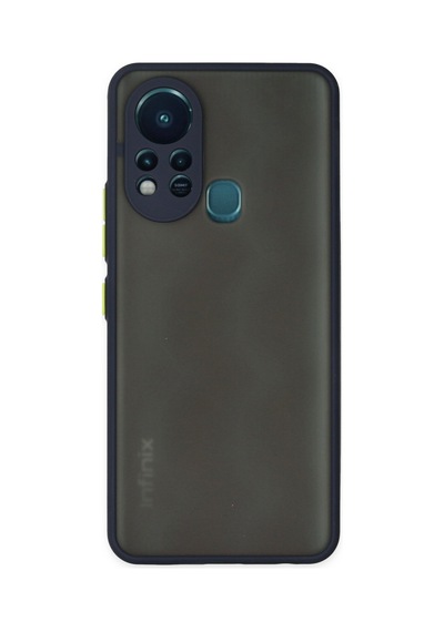 İnfinix Hot 11s Uyumlu Kılıf Montreal Silikon Kapak - Lacivert