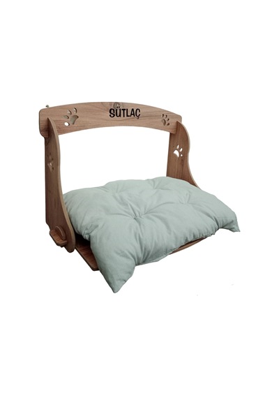 Realwood Özel İsimli Çengelli Radyatör Kedi Yatağı 56 CM