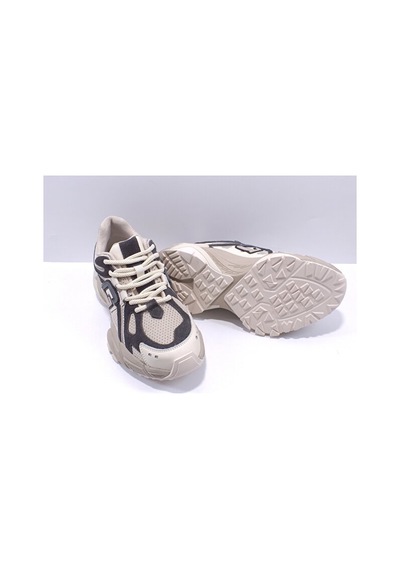 Guja 25k366 Kadın Sneaker Spor Ayakkabı Bej Siyah