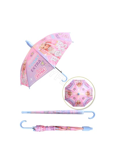 Barbie Extra Boss Pvc Koruma Kılıflı Çocuk Şemsiyesi - 3 - 12 Yaş Arası Çap : 85 Cm